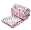 COZY FURNISH Super Soft Double Bed Dohar 84x96 Inches, Brushed Microfiber Cotton AC Blanket, Lightweight Flannel Throw, Lahariya Fabric Edging, Summer & AC use Mild Winter, Machine Washable Kafalo