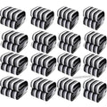 CHANDRAVATI Stylish Polar Striped Single Bed AC Fleece Wool Blanket - 58x88 Inch (Black and White) Skin Friendly. (2) Kafalo