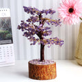 Natural Amethyst Crystal Tree for Spiritual Home Decor & Office Desk Decoration | Healing Crystals for Stress Relief & Emotional Balance | Vastu Decorative Showpieces for Housewarming Gift (500 Beads)