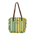 ENSAC Premium Cotton Tote Bag for Women, Stylish Handbag for women with Zip Closure | Fit for Office Bag, College, Travel Use | Handcrafted in India