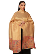 Pashmoda Women Silsila Zari Kaani Fine Wool Shawl (Size: 40x80in, 101x203cm) ZSS03