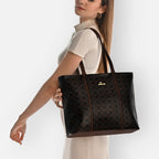 Lavie Women's Mono Neghan Monogram Print Tote Bag for Women | Tote Bag for Work | Ladies purse | Stylish Shoulder Bag | Gift for Women