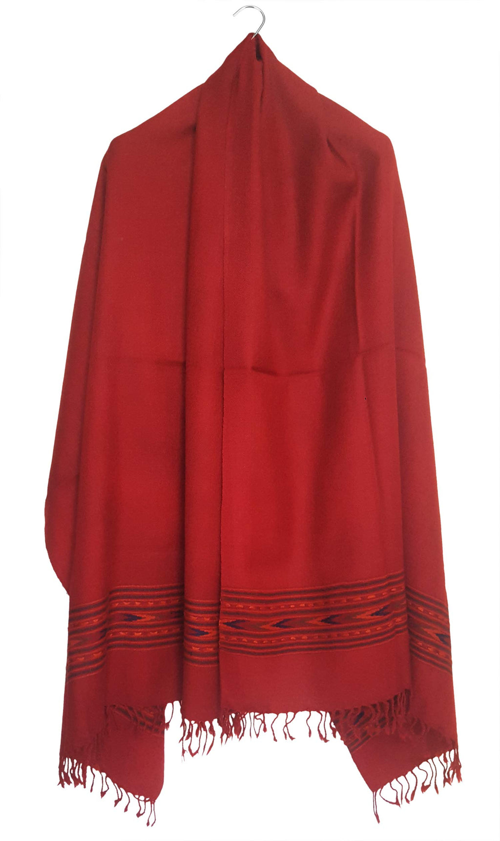 Mehrunnisa Handcrafted Premium Pure Wool Kullu Shawl – Unisex (GAR2534)