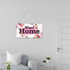 Artvibes Blessed Home Decorative Wall Art MDF Wooden Wall Hanger for Living Room | Quotes Decor Item | Home Quotes Wall Art | Modern Decor Item | Wall Poster | Mdf Wall Decoration for Office(WH_3510N)