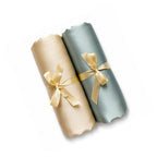 Leaf & FEATHER™ Muna Satin Hijab Scarf for Women | Satin Hijab Set Pack of 2 | 200 x 70 cm | Silky & Lightweight | Elegant Daily Wear & Occasion (12. Pearl Silver - Ivory White)