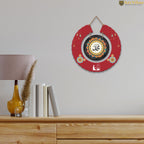 Artvibes Arabic Calligraphy Round Shape MDF Wooden Wall Decor Items | Spiritual Decor Items | Islamic Decoration | Wall Poster | Art Painting| Stylish Modern Decor Item | Gift Items (WH_9804N)