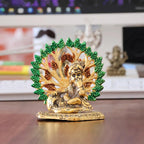 KridayKraft Elegant Matki Krishna Murti – Divine Matki Krishna Idol for Home & Office Décor, Intricately Designed Pooja Statue & Spiritual Showpiece for Living Room, Bedroom, Temple (Golden)