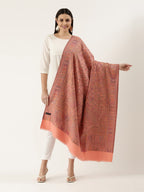 Pashmoda Women Dil-kash Kashmiri Royal Paisley Design Jamawar Shawl (Size: 101 X 203 Cms)