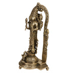 ARTVARKO Large Brass Vishnu Lord Bhagwan Vishnu Holding Club Brass Statue Handmade for Home Decor Idol for Mandir Puja for Gift 16 Inch Height