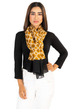 AQVA Printed Cotton Scarf for Women Stylish (Sabastian Sand) | Head and Face Cover Scarf for Girls with 100% Cotton | Soft & Lightweight Scarves/Stoles for all Weather (72 x 43 in)
