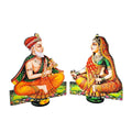 Shri DP Nand Yashoda Pair/Devki Vasudev Pair for Laddu Gopal ji Temple Decoration (5 inch)