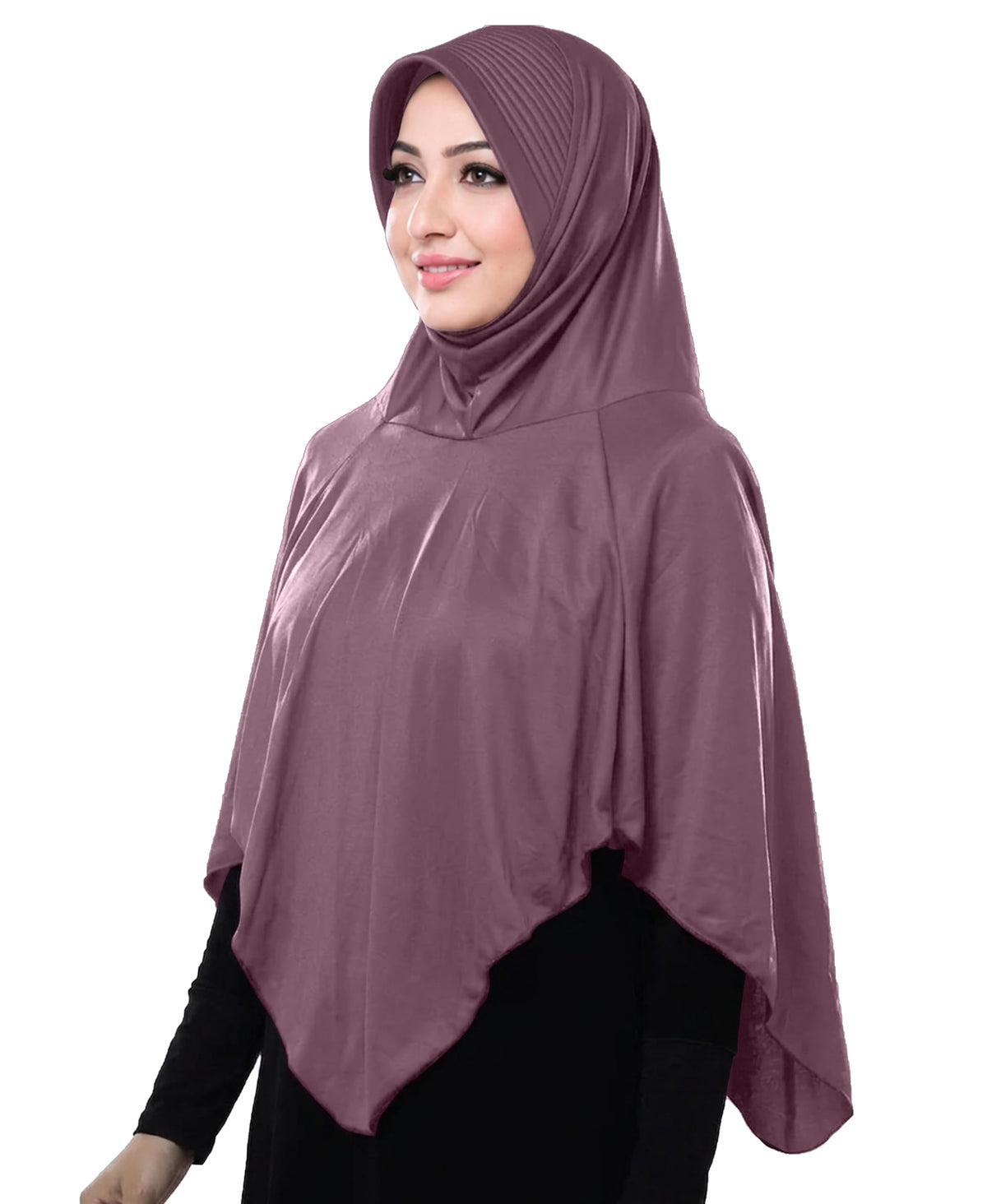 Mehar Hijab Women's Modestly Stylish Look Solid Soft Polyester iCRA fabric Nabah Hijab Wheat (Free Size)