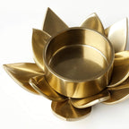 Ikea Tealight Holder, Gold-Colour/Lotus3 cm (1 ),Metal