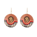 Aakriti Art Creations’ Princess-III' Handcrafted Tribal Wooden Earrings | Multicolor Wooden Beads, Brass & Wood Earrings, Small & Compact | Lightweight Matte Finish | Handmade Ethnic Design