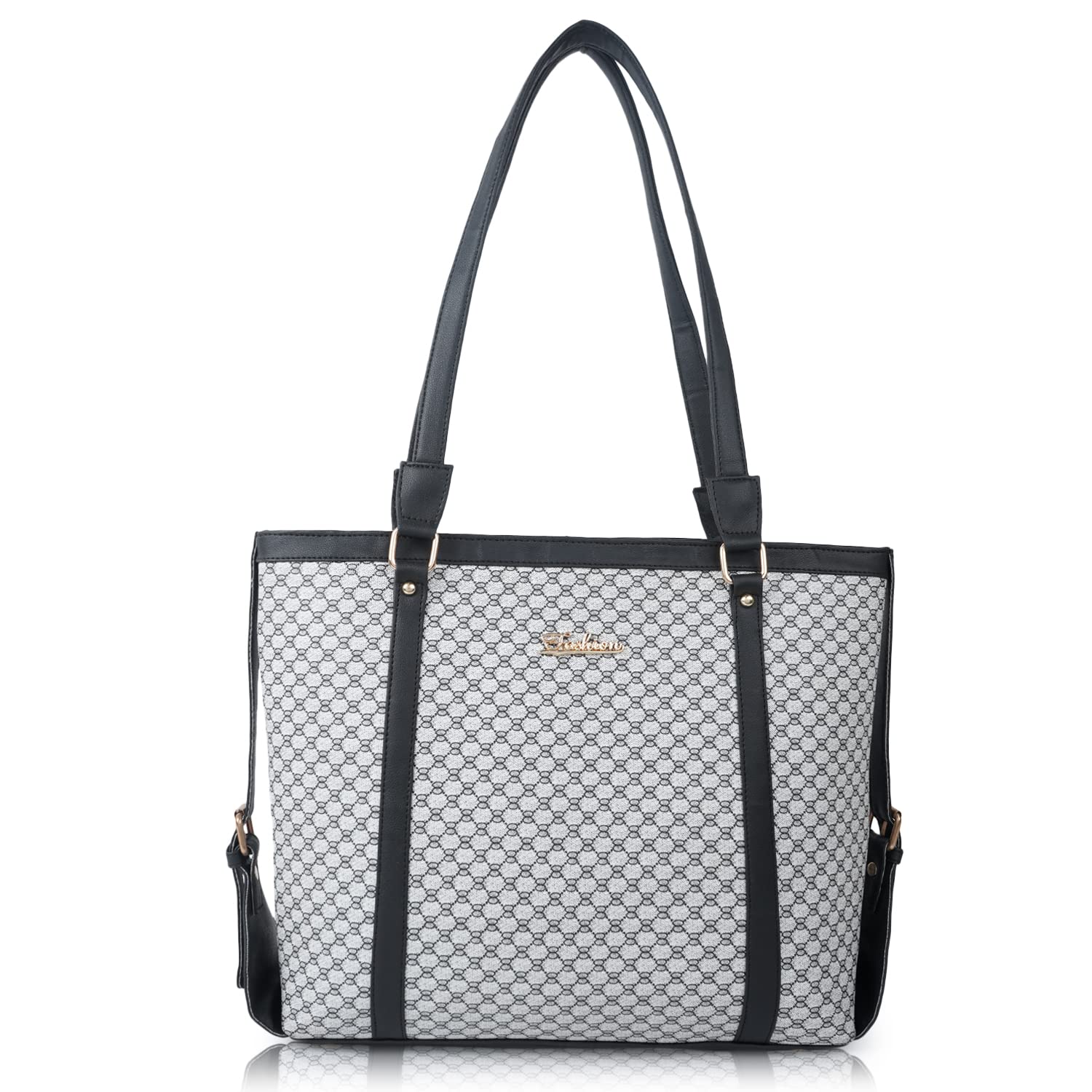 Lookout Fashion Luxe Tote Handbag (fit 15.6 inch laptop) (White)