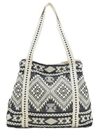 Boho Girl Women Handbags Beaded Work Tote Stylish Ladies Women and Girls Handbag for Office and Travel Shoulder Bag for College | Ladies Purse Handbag | Handbags with Inner Pocket