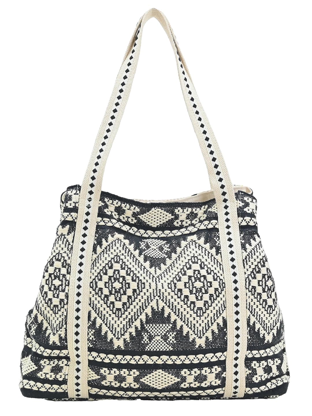 Boho Girl Women Handbags Beaded Work Tote Stylish Ladies Women and Girls Handbag for Office and Travel Shoulder Bag for College | Ladies Purse Handbag | Handbags with Inner Pocket