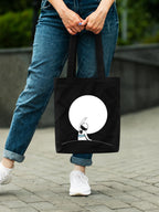 DOODLE Canvas Tote Bag for Women with Zip Closure – Eco-Friendly Reusable Poly Cotton Shoulder Bag with Outer Zip & Inner Zip Pocket, Spacious Tote for Shopping, Office, College, Beach & Travel