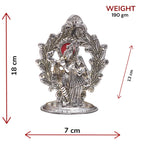 KridayKraft Aluminium Radha Krishna Pair Idol, Radha Krishna Statue, Standard, Pack of 1