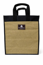 Canvas Shopping Bag Big Heavy Duty Large Eco Cotton Cloth Grocery Shopping Bag for Men Ladies Vegetable Milk Fruits with Hand Carry Handle Lunch Box Jhola Tote Bags Small Size 40x38x14
