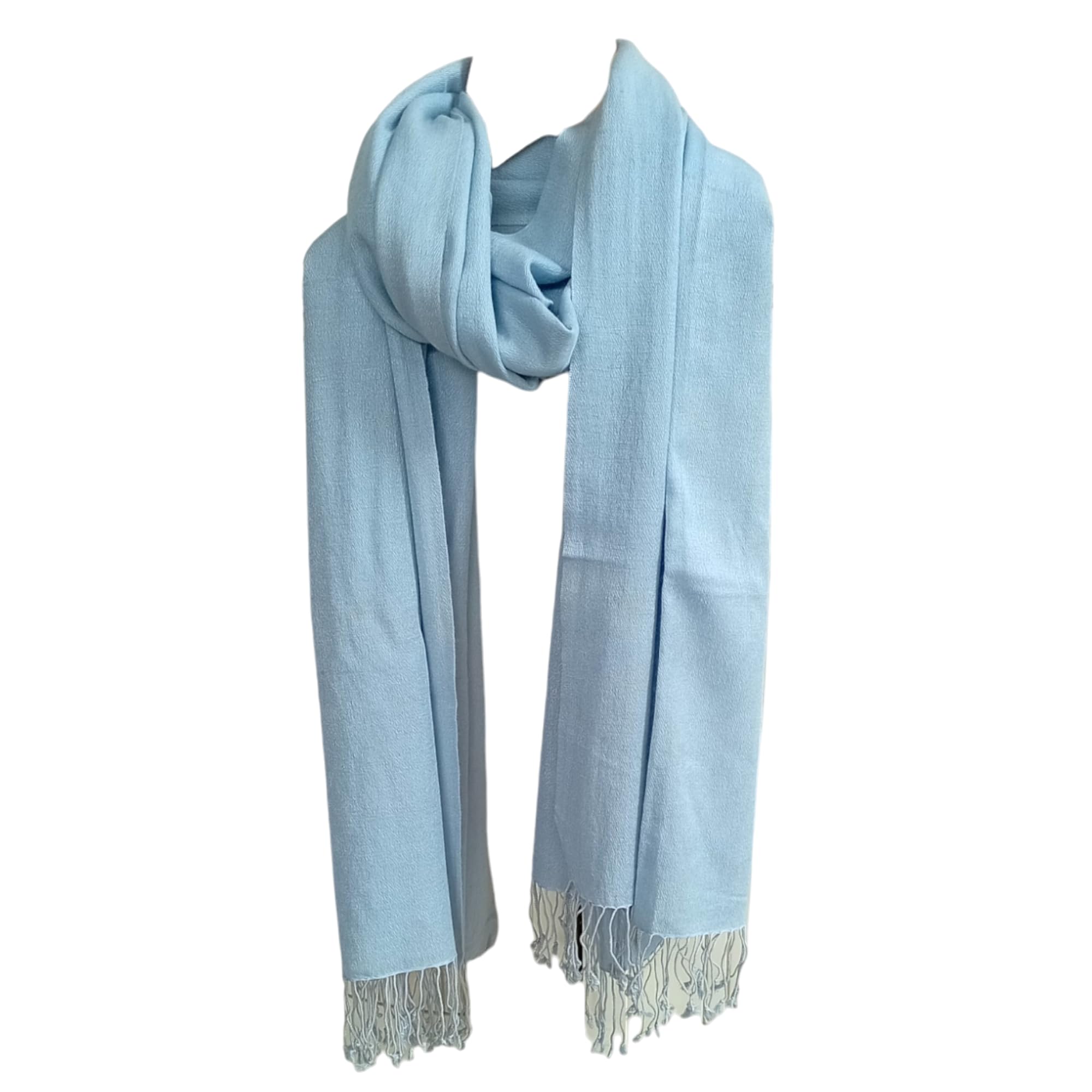 Graziemille Pure Pashmina For Women PALEBLUE LARGE