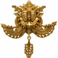 ARTVARKO Brass Najar Raksha Kavach Kirtimukha Yali for Home Shop Office Nazar Battu Kawach Wall Hanging Evil Eye Protector Batu Door Knocker 11 Inch