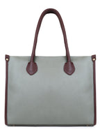LEGAL BRIBE Women Textured Tote Bag (Green)