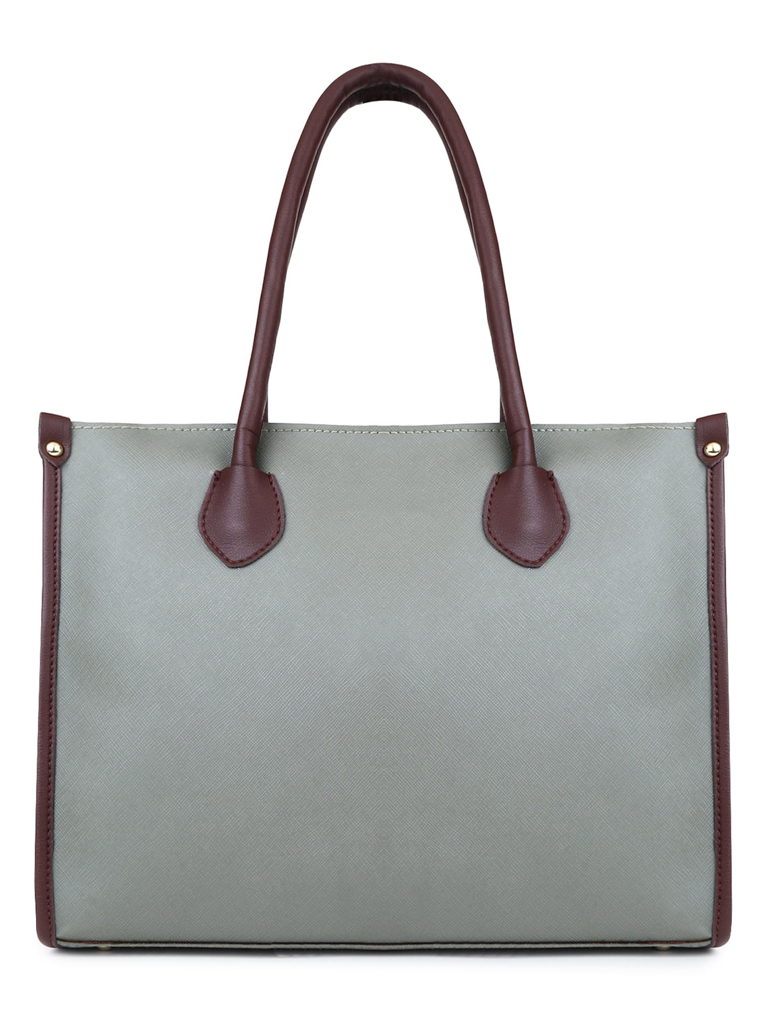 LEGAL BRIBE Women Textured Tote Bag (Green)
