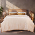 ABRAZO 660 GSM Reversible 3.5 Kg Mink Blanket for Winter & AC | Double Bed 220×240 cm Soft & Warm Blanket/Dohar/Quilt/Comforter | All Season Use | Mauve Kafalo