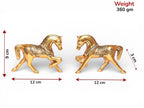 KridayKraft Metal Horse Statue Figurine Animal Showpiece Figurines...