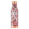 MILTON Copper Charge Design Water Bottle, 850 ml, Crafted | Lacquer Coating, Curved bottle | Diwali | Festive | Gifting | Yoga | Home | Kitchen | Vedic