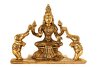 ARTVARKO Brass Goddess Ashtalakshmi | Ashta Lakshmi Set for Diwali Pooja Mandir Temple Marriage Gift Gold Color Height 5 Inches Weight 8 Kg.