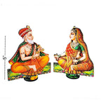 Shri DP Nand Yashoda Pair/Devki Vasudev Pair for Laddu Gopal ji Temple Decoration (5 inch)