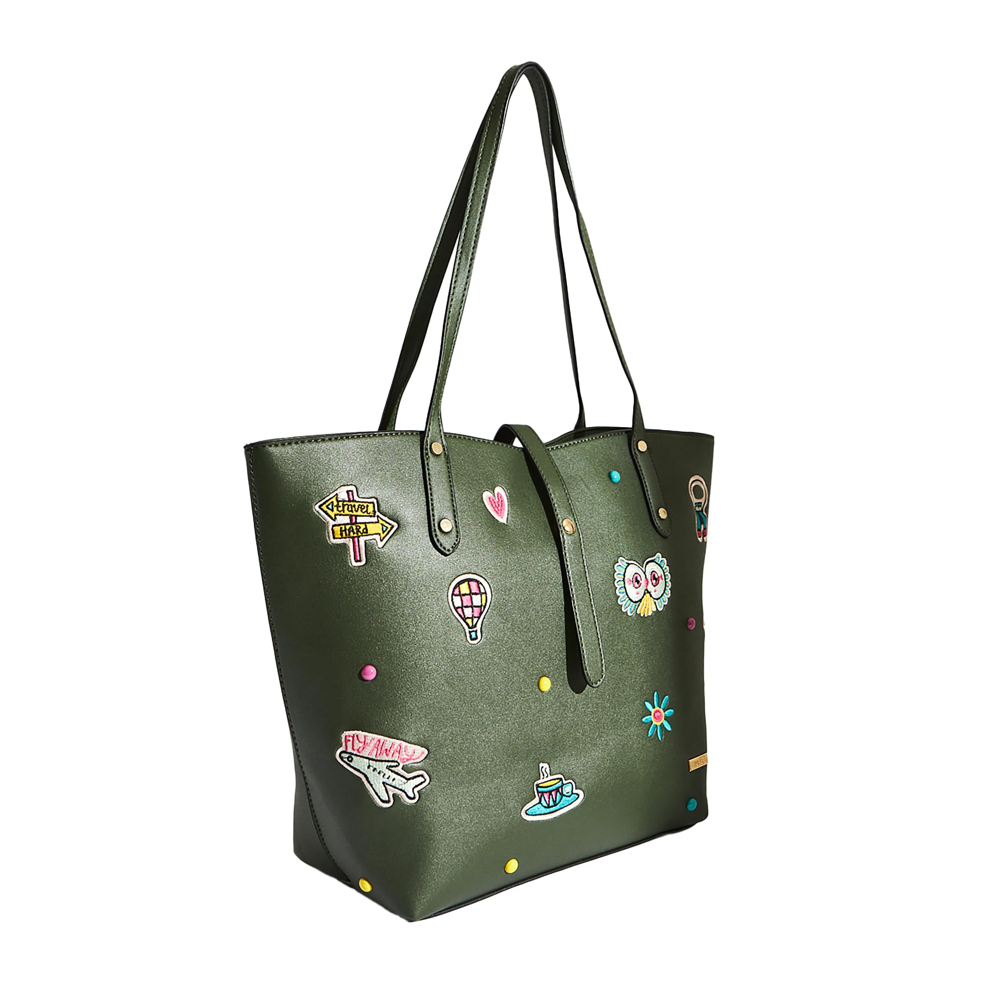 Chumbak Office Tote Bag for Women | Stylish Shoulder Bags for College | Professional Canvas Tote Bag | Laptop-Friendly College Bag