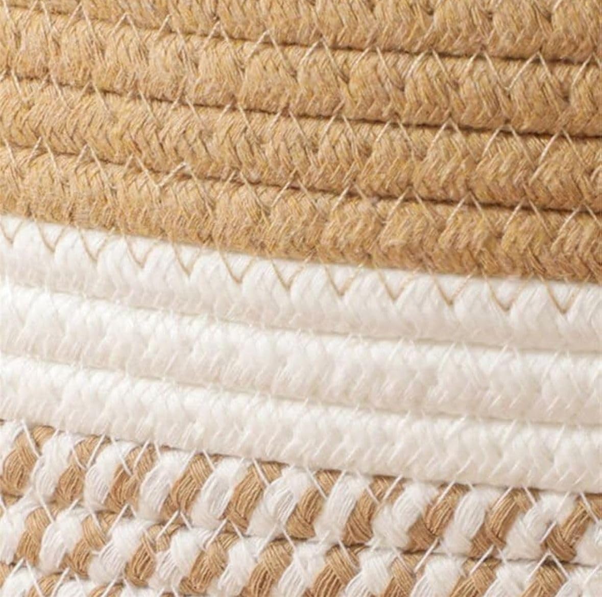 DYARCHY Handmade Cotton Rope Tote Bag | Eco-Friendly Multipurpose Handbag for Women | Casual Shoulder Bag for Shopping, Picnic, Travel & Everyday Use (BEIGE)