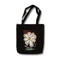 snapiq Cotton Canvas Tote Bag for Women and Girls 350 GSM Thick Fabric with Zipper | Black