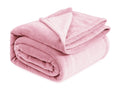 VAS COLLECTIONS Premium Plush Summer Single Bed Dohar/AC Blanket | 250 GSM Reversible Lightweight Cozy Soft for Bed, Sofa, Couch, Travel & Camping| 225x150 cm - Pink Kafalo