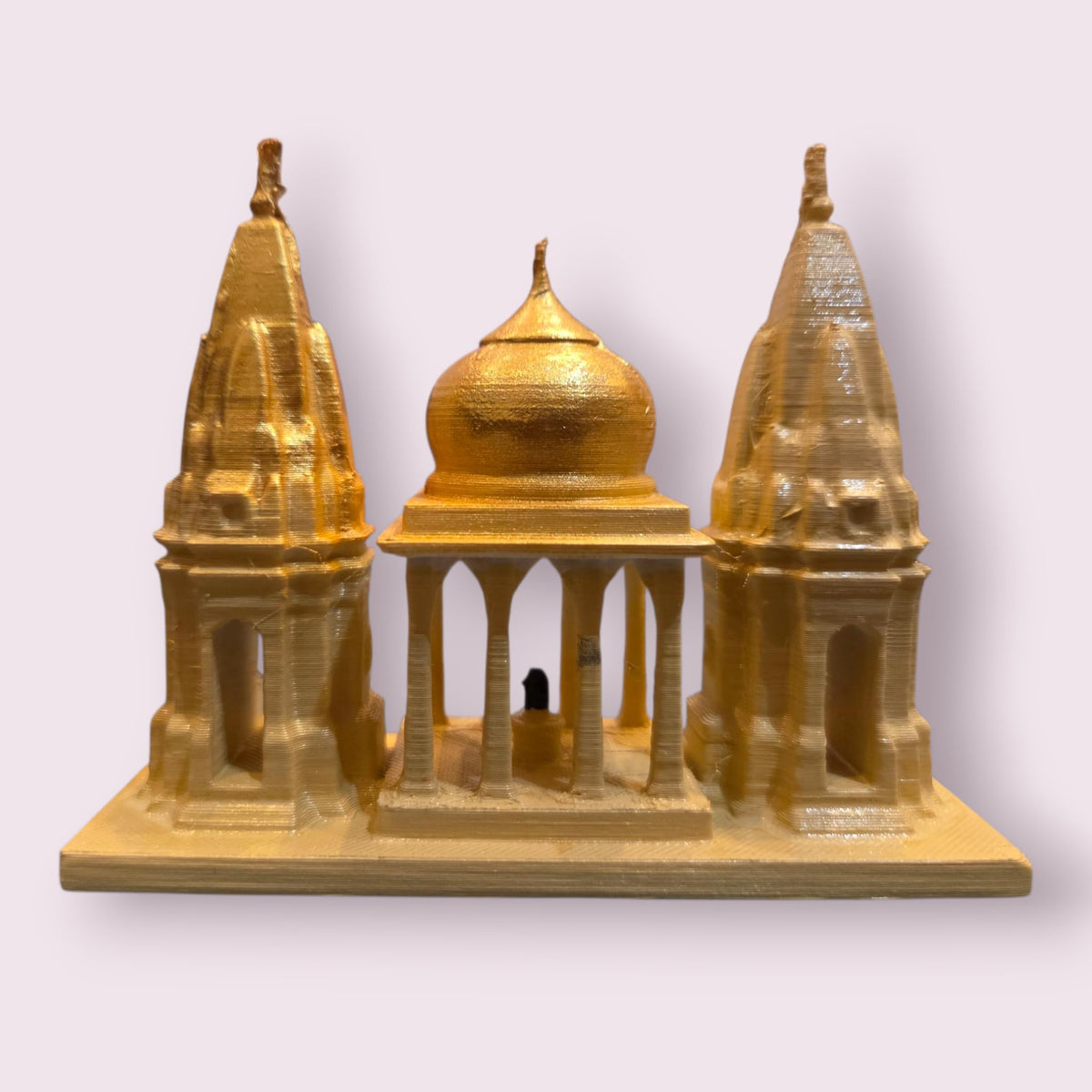 DevaDarshan Kashi Vishwanath Jyotirling Miniature Temple | Divine Shiva Idol for Home Mandir, Festive Puja & Traditional Décor