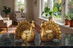 KridayKraft Designed with a Versatile Central Cavity, This Peacock Serves as a Stunning tealight Candle Holder, a mini Indoor Planter, a Unique Pen Stand, or a Sophisticated Vanity Organizer.