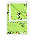 Divine Casa Pure Cotton Printed Single Dohar | 120 GSM | Soft & Lightweight Throw Blanket | Cozy & Breathable Bedding | All-Season Comfort | 210 x 140 CM, Ice Green Kafalo