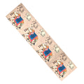 PRAKARTIK BY INDUARTS Dining Table Runner -Elephant Ethnic Theme,Digital Print, Washable, Indoor/Outdoor, Heat-Proof, Wipe & Clean (135X33 cm) Cream Kafalo