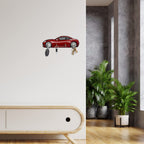 Artvibes Unique Stylish Wooden Key Holder for Wall Decor with Stylish Stainless Steel 5 Hooks Beautiful Key Organizer for Home Decoration(KH_804N)