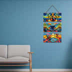 Artvibes Nature Inspired Wooden Wall Hanger for Home Decor | Modern Decoration Items | Handcrafted Art | Wall Sculpture | Signs & Plaques | Wall Art Print | Art For Wall | Unique Gift (WH_9420N)