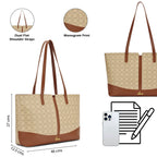 Lavie Women's Mono Freya Monogram Print Tote Bag for Women | Tote Bag for Work | Ladies purse | Stylish Shoulder Bag | Gift for Women