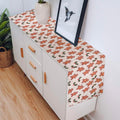 PRAKARTIK BY INDUARTS 135 cm Dining Table Runner - Gingerbread Man Theme,Digital Print, Washable, Indoor/Outdoor, Heat-Proof, Wipe & Clean (135X33 cm) Cream & Brown Kafalo