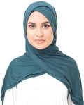 Silk Route InEssence Stargazer Blue Viscose Jersey Scarf Women Girls Wrap Medium Size Hijab