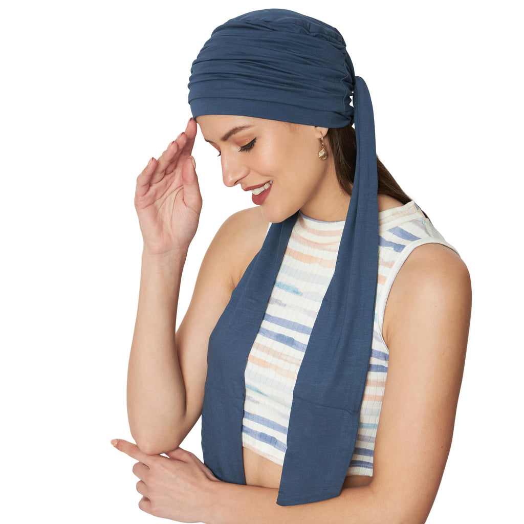 The Headscarves Bamboo Viscose Prana Scarf Bandana Chemo Caps for Women Hair Loss Hijab Wear Head Cover