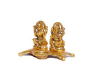 KridayKraft Metal Laxmi Ganesh Statue/Murti for Pooja Room & Home Office Décor,Laxmi Ganesha Idol for Diwali Gift,Religious Idol Showpiece Figurines Decorative & Diwali Poojan...