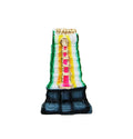 VKDS Handmade Clay Shiv Temple Golu 18cm | Mallikarjun Jyotirlinga Gopuram Miniature Statue | Traditional South Indian Temple Showpiece for Puja, Home & Office Décor, Spiritual Gifts