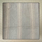 FAHABO Scarf Woman Pleated Stripes Woven Cotton Scarves with Tassels | Hijab Scarf | Headscarf | Neck Scarf | Stoles | Wraps (Grey with Peach Stripes)